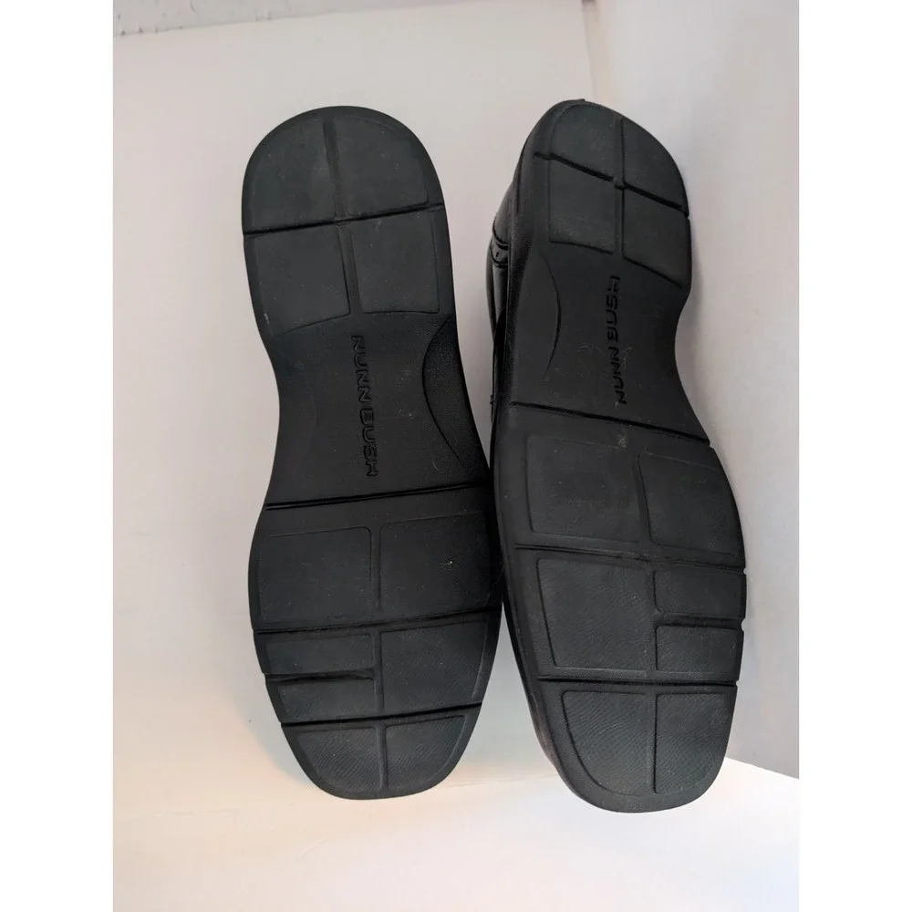 Men's Nunn Bush Bleeker Street Slip-On Black Comfort Gel Insole 8.5M